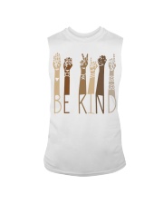 Sign language be kind Sleeveless Tee tile