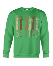 Sign language be kind Crewneck Sweatshirt tile