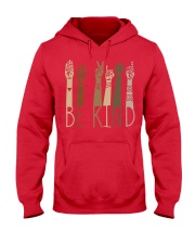 Sign language be kind Hooded Sweatshirt tile