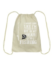 Fishing Head Drawstring Bag tile