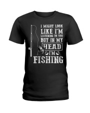 Fishing Head Ladies T-Shirt tile