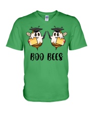 Teacher Boo Bees V-Neck T-Shirt tile