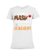 Teacher Excitement Premium Fit Ladies Tee tile