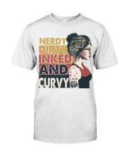 Book Nerdy Dirty Premium Fit Mens Tee tile