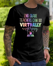 2nd Grade Teacher Can Do Virtually Classic T-Shirt lifestyle-mens-crewneck-front-7