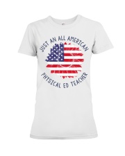 Physical Ed Teacher American Premium Fit Ladies Tee tile
