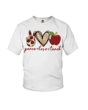 Teacher Peace Love Youth T-Shirt tile