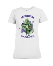 Dinosaur Small ARM Premium Fit Ladies Tee tile