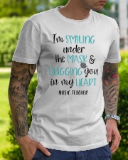 Music Teacher Life Smiling Classic T-Shirt lifestyle-mens-crewneck-front-7