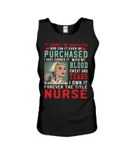 Nurse Blood Unisex Tank tile
