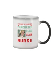 Nurse Blood Color Changing Mug tile