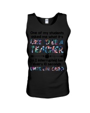 Teacher Like Until She Cried Unisex Tank tile