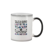 Teacher Like Until She Cried Color Changing Mug tile