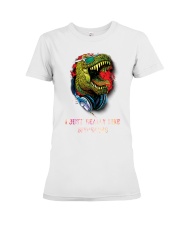 Dinosaurs Really Like Premium Fit Ladies Tee tile