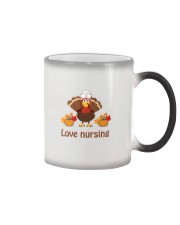 Nurse Love Turkey Color Changing Mug tile
