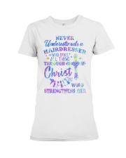 Hairdress Strengthens Her Premium Fit Ladies Tee tile