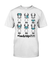 Teacher Life Llama Premium Fit Mens Tee tile