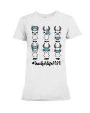 Teacher Life Llama Premium Fit Ladies Tee tile