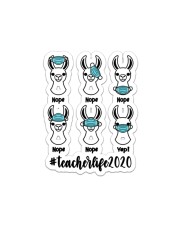 Teacher Life Llama Sticker tile