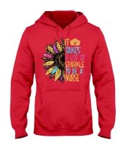 Nurse Sparkle Hooded Sweatshirt tile