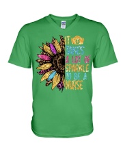 Nurse Sparkle V-Neck T-Shirt tile