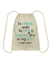 Science Teacher Life Smiling Drawstring Bag tile