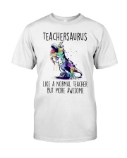 Teacher Saurus Premium Fit Mens Tee tile