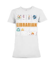 Librarian Hot Premium Fit Ladies Tee tile