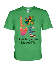 Kindergarten Teacher Life V-Neck T-Shirt tile