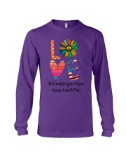 Kindergarten Teacher Life Long Sleeve Tee tile