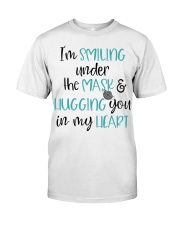 I'm smiling under the mask Classic T-Shirt front