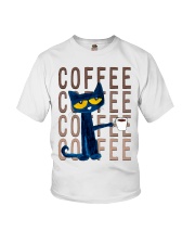 Peter Cat With Coffee Youth T-Shirt tile