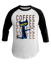 Peter Cat With Coffee Baseball Tee tile