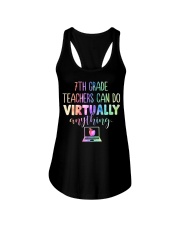 7th Grade Teacher Can Do Virtually Ladies Flowy Tank tile