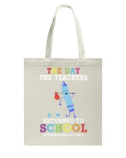 Teacher Returned To School Tote Bag tile