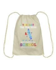 Teacher Returned To School Drawstring Bag tile