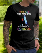 Teacher Returned To School Classic T-Shirt lifestyle-mens-crewneck-front-7