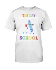 Teacher Returned To School Premium Fit Mens Tee tile
