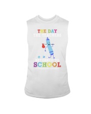 Teacher Returned To School Sleeveless Tee tile