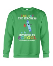 Teacher Returned To School Crewneck Sweatshirt tile