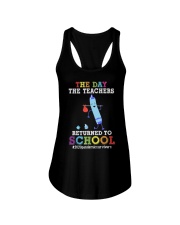 Teacher Returned To School Ladies Flowy Tank tile