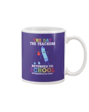 Teacher Returned To School Mug tile