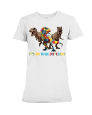 Autism Different Premium Fit Ladies Tee tile