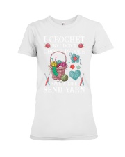 Crochet Send Yarn Premium Fit Ladies Tee tile
