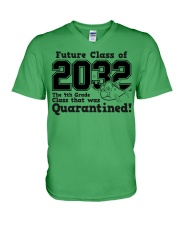 4th Grade Class Quarantiend V-Neck T-Shirt tile