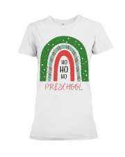 Preschool Ho Ho Ho Premium Fit Ladies Tee tile