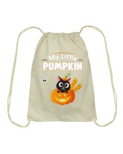 Cat Little Pumpkin Drawstring Bag tile