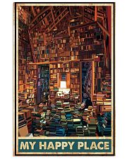 Library my happy place poster 11x17 Poster front