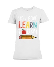 Teacher Learn Today Premium Fit Ladies Tee tile