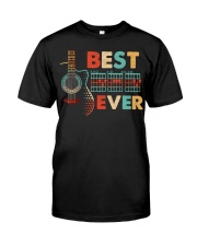 Guitar Best Dad Ever Classic T-Shirt front